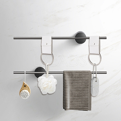 6Pcs PU Leather Towel Hook AJEW-CL0003-35B-1