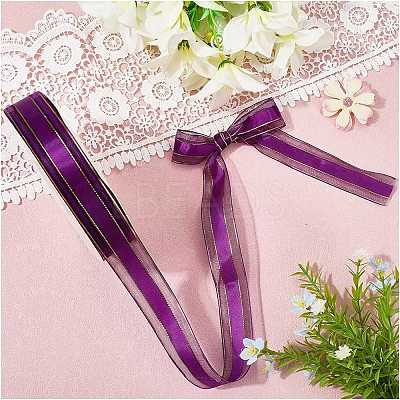 Solid Color Organza Ribbons ORIB-E005-A10-1
