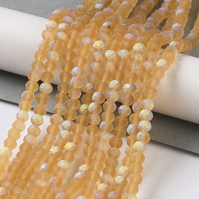 Transparent Glass Beads Strands EGLA-A044-T2mm-MB23-1