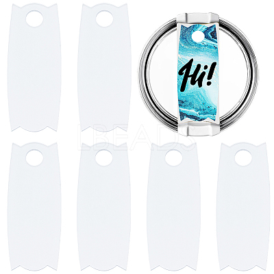 8Pcs Acrylic Heat Transfer Big Pendants FIND-SP0003-10D-1