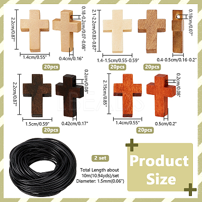 Wood Pendants FIND-NB0005-28B-1