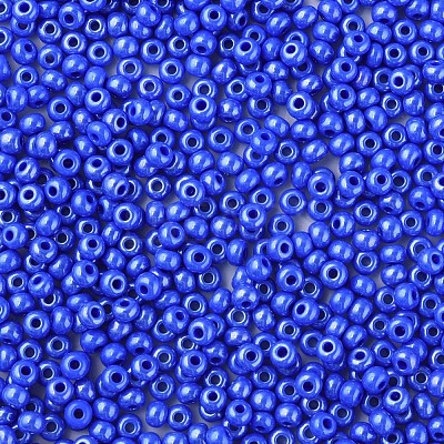 6/0 Czech Opaque Glass Seed Beads SEED-N004-003D-25-1