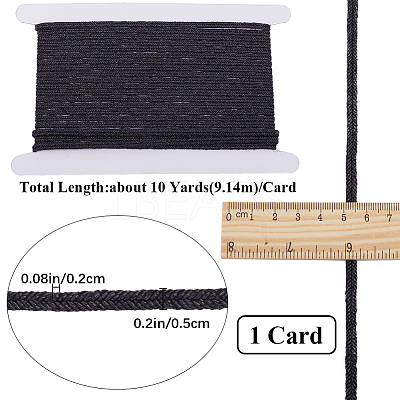 10 Yards Metallic Centipede Braided Cord OCOR-GF0003-82A-1