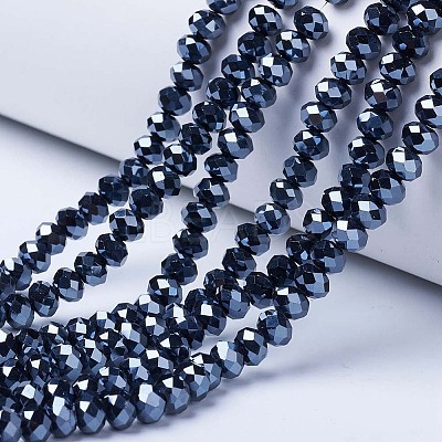 Electroplate Glass Beads Strands LS-EGLA-A034-P4mm-A18-1
