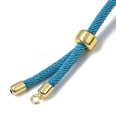 3MM Adjustable Round Nylon Braided Cord Bracelet Making FB-CBAA152-04G-37-1