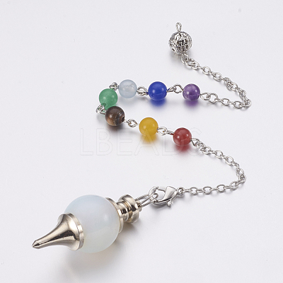 Opalite Sphere Dowsing Pendulums MAK-P009-E02-1
