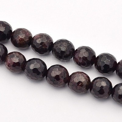Natural Garnet Beads Strands G-E302-085-8mm-1