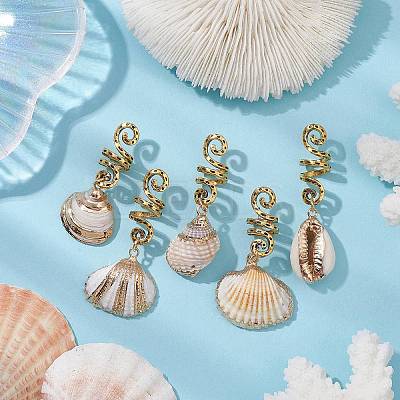 Alloy Dreadlocks Beads OHAR-JH00040-1