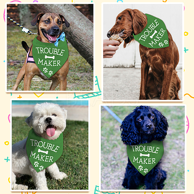 Cotton Dog's Kerchief AJEW-WH0503-041-1