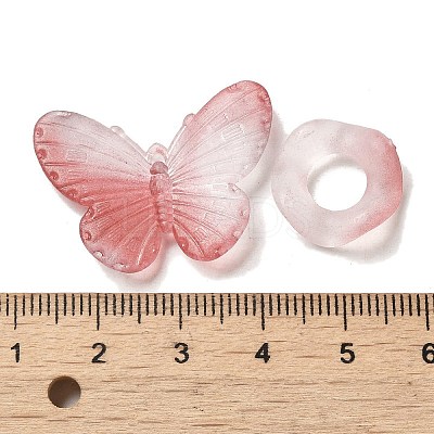 Transparent Acrylic Beads OACR-H039-04B-1