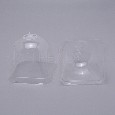 Plastic Plant Nursery Insulation Cover Bells Breathable Covers Frost Guard for Outdoor Succulent Flowers Warming AJEW-WH0120-34A-1