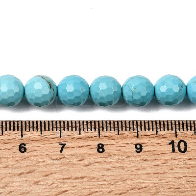 Natural Magnesite Beads Strands G-P598-E-8mm-05-1