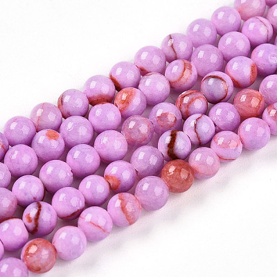 Natural Persian Jade Beads Strands G-A255-A02-04D-1