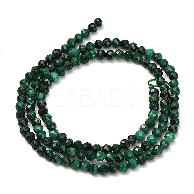 Natural Malachite Beads Strands X-G-C262-A02-3mm-1