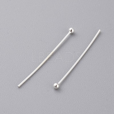 Sterling Silver Ball Head Pins X-STER-A028-2-1