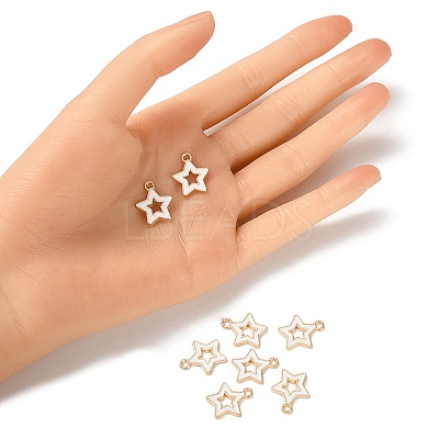 Alloy Enamel Pendants ENAM-YW0003-01A-1