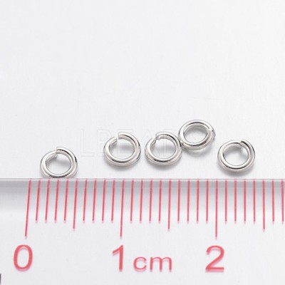 Brass Open Jump Rings JRC4mm-NF-1