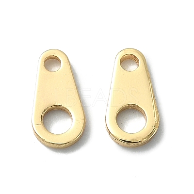 Brass Chain Tabs KK-B072-32G-1