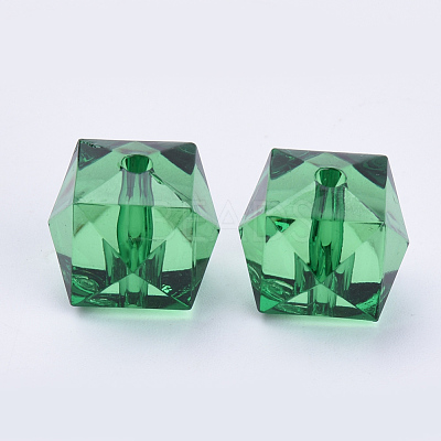 Transparent Acrylic Beads X-TACR-Q259-10mm-V17-1