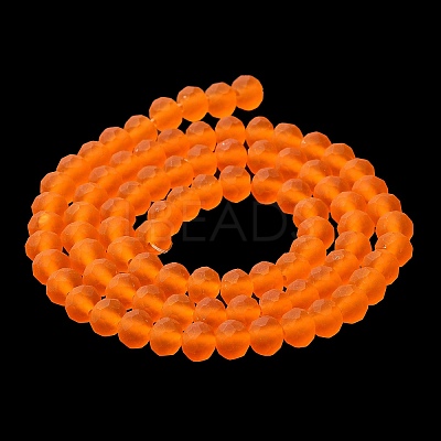 Transparent Glass Beads Strands EGLA-A034-T6mm-MD25-1