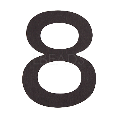 Stainless Steel Home Address Number DJEW-WH0010-06EB-1
