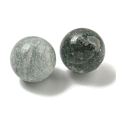 Natural Jade Round Ball Figurines Statues for Home Office Desktop Decoration G-P532-02A-18-1