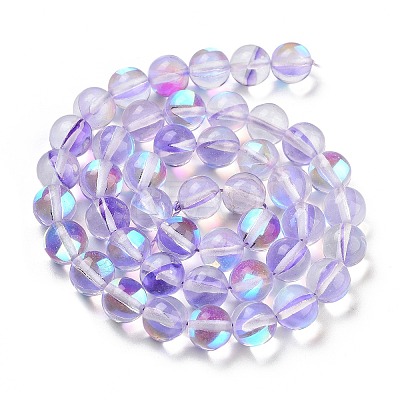 Transparent Glass Beads GLAA-B022-8mm-10-1