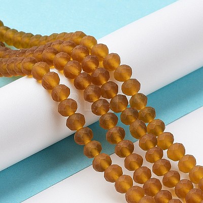 Transparent Glass Beads Strands EGLA-A044-T4mm-MD02-1