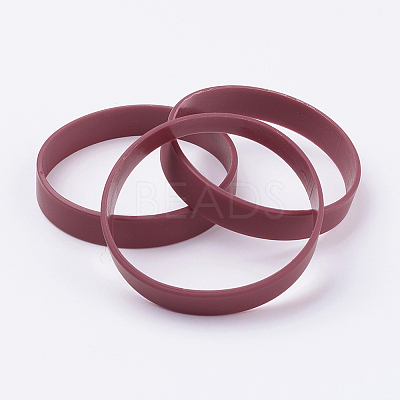 Silicone Wristbands Bracelets X-BJEW-J176-09-1