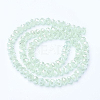 Electroplate Glass Beads Strands EGLA-A044-J2mm-B01-1