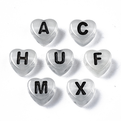 Luminous White Smoke Acrylic Beads MACR-S273-69-1