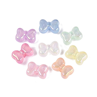 Luminous UV Plating Transparent Acrylic Beads OACR-N160-52-1