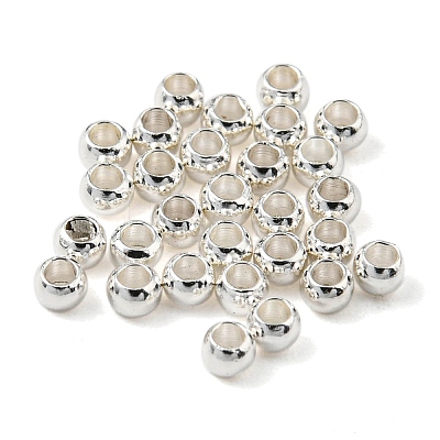 Rack Plating Brass Beads KK-E070-01A-S-1