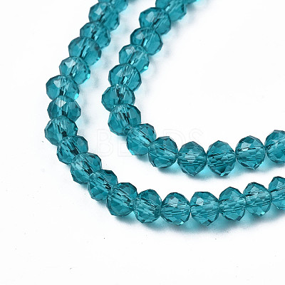 Glass Beads Strands EGLA-A034-T1mm-D27-1