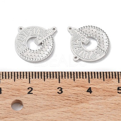 Rhodium Plated 925 Sterling Silver Charms STER-C003-21P-1