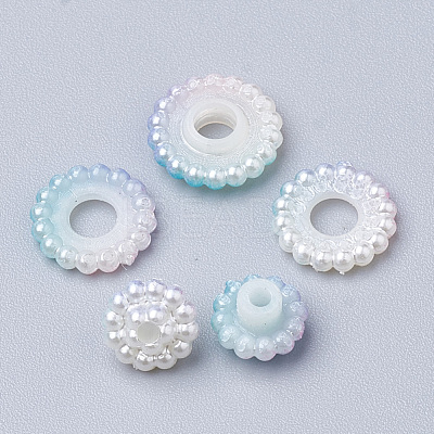 Imitation Pearl Acrylic Beads OACR-T004-10mm-07-1