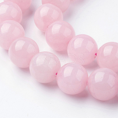 Natural Rose Quartz Bead Strands G-G735-59-12mm-1