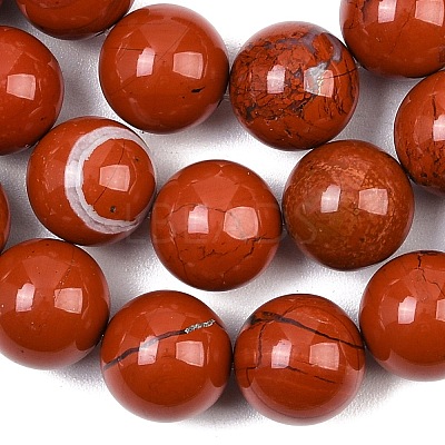 Natural Red Jasper Beads Strands G-L648-A06-16mm-1