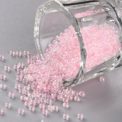 11/0 FGB Grade A Transparent Glass Seed Beads X-SEED-N001-E-308-1