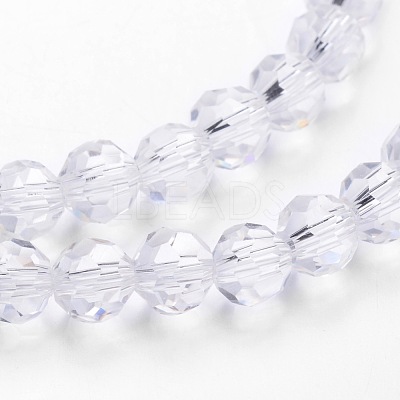 Transparent Glass Bead Strands X-GLAA-G013-4mm-72-1