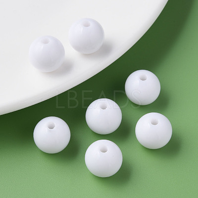 Opaque Acrylic Beads MACR-S370-C14mm-01-1