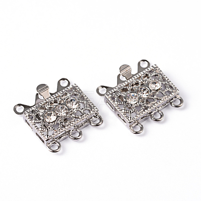 Brass Filigree Box Clasps KK116-1