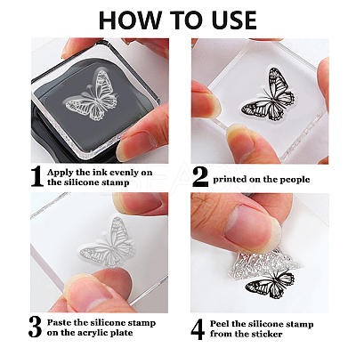 PVC Plastic Clear Stamps DIY-WH0618-0316-1