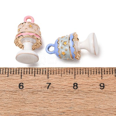 Alloy Enamel Pendants AL-CBA90C6-04-1