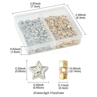 250Pcs 2 Colors CCB Plastic Beads CCB-FS0001-10-1