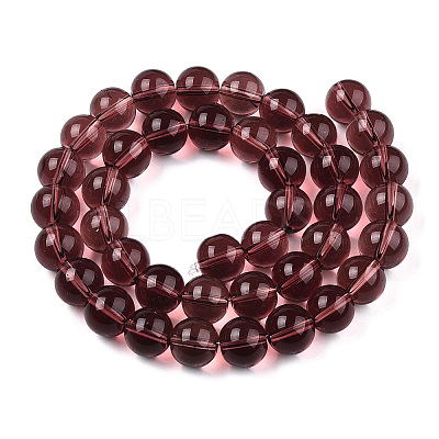 Transparent Glass Beads Strands LS-GLAA-T032-T10mm-19-1