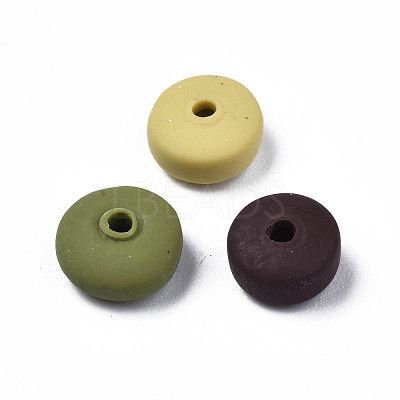 Handmade Polymer Clay Beads Strands CLAY-N008-008W-1