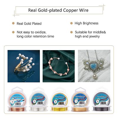 3 Strands Copper Craft Wire CWIR-BC0008-0.6mm-AB-1