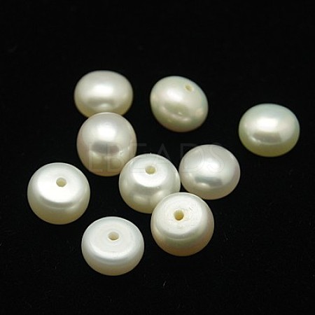Grade AA Natural Cultured Freshwater Pearl Beads PEAR-D001-9.5-10-2AA-A-1