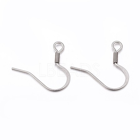 304 Stainless Steel French Earring Hooks STAS-P186-01P-1